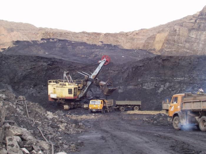 Open pit mining in Russia