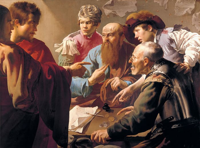 "The Calling of St. Matthew" by Hendrick ter Brugghen (1621) - Centraal Museum - Utrecht, Netherlands