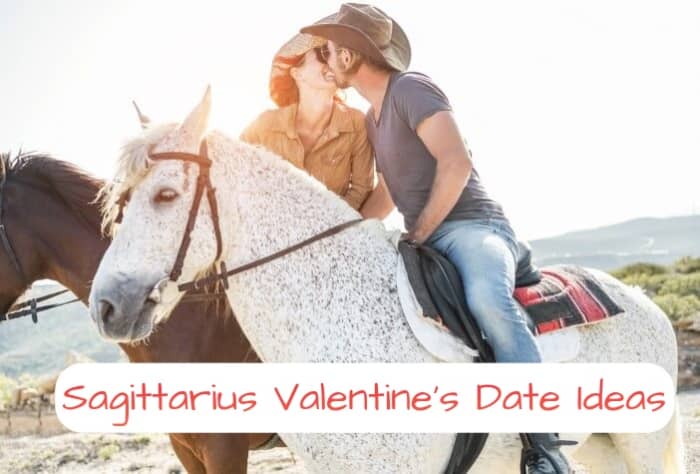 Sagittarius wants something fun and wild. (1) Go horseback riding. (2) Go to Vegas. (3) Hit up a fancy party together. (4) Go to the tallest building in your city. (5) Something involving paint.