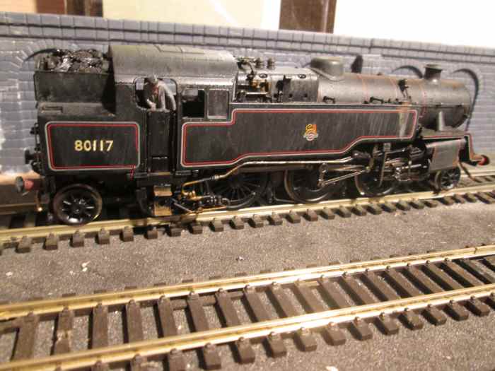 The fireman on 4MT 80117 of Whitby shed leans out to see if the next train up Ainthorpe Bank needs assistance before returning home