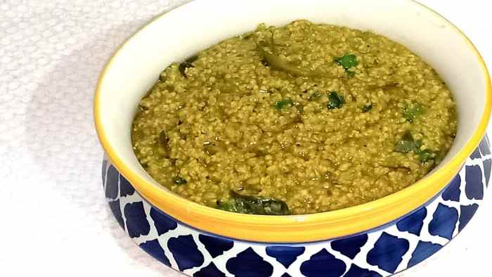 Kodo millet khara pongal