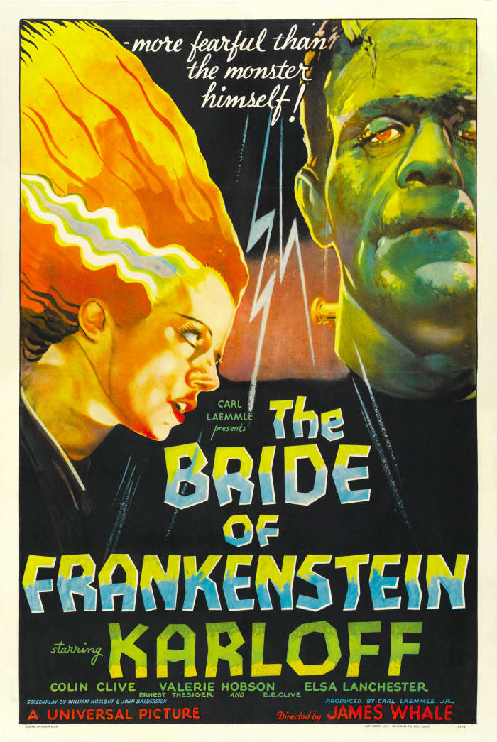 The Bride of Frankenstein—a 1935 science fiction horror film starring Boris Karloff as the Monster—was the first sequel to the 1931 film Frankenstein.