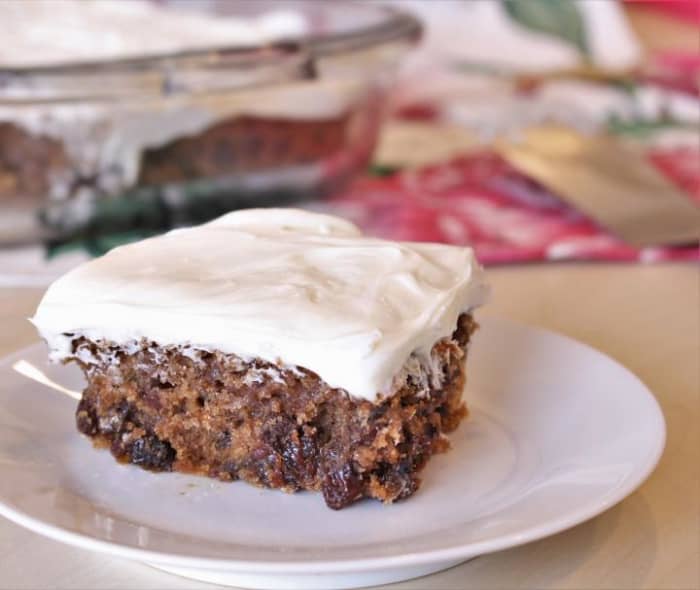 In 1935, a poor man's cake—a cake made without flour—was a popular dessert with families trying to get the most from every dollar.