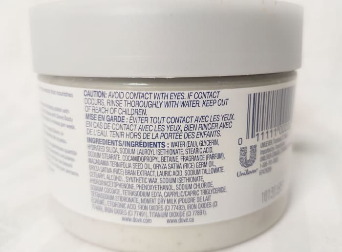 Dove Exfoliating Body Polish Review: Crushed Macadamia & Rice Milk ...