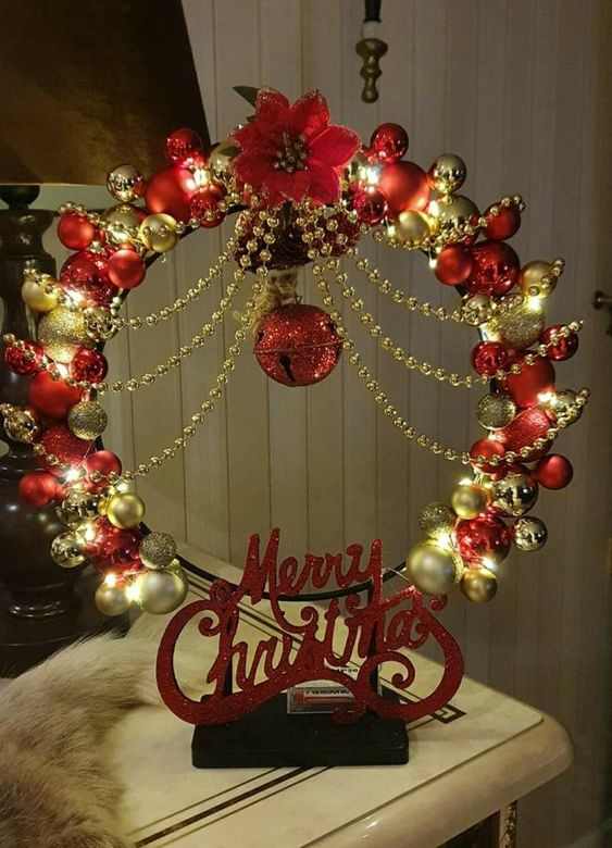 50+ DIY Christmas Hula Hoop Decoration Ideas to Make Your Home Sparkle