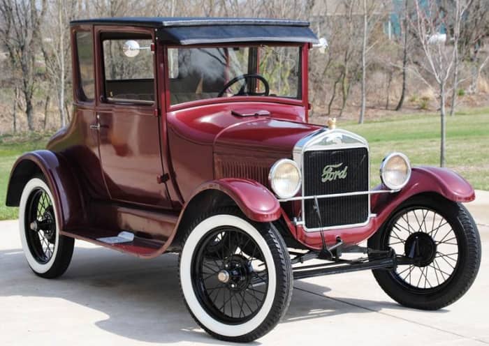 Model T Ford. One of the first examples of using the principles of Scientific Management for large industrial production techniques.