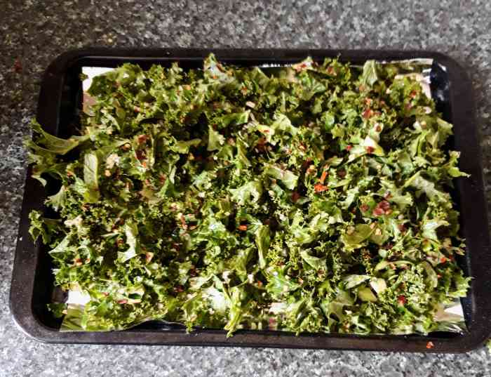 Sprinkle salt and spices over the top