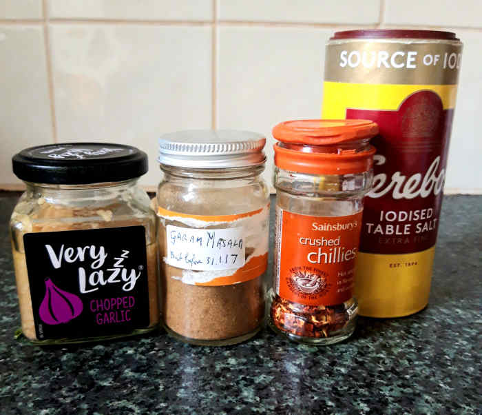 Ingredients to spice it up