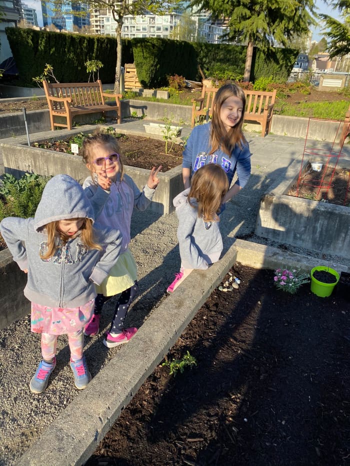 For us, a variety of experiences is important. Academics is great, but so is unstructured play. Children learn a lot about sustainability, life cycle, spatial perception and math from gardening.