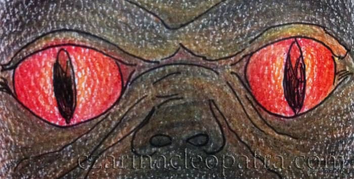 The ‘tiyanak’ is generally depicted as a small creature with short arms and legs, about the height of a child but has the gnarled face of an old man.