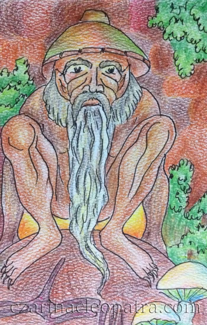 The 'duwende', also called as 'nuno sa punso', is a mythical creature depicted as a little old man with magical powers.