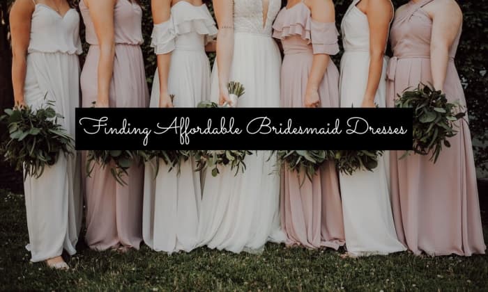 How can you afford multiple bridesmaid dresses if you plan to buy them for your attendants? (1) Limit your bridal party size. You don't need to make all your friends attendants. (2) Shop around and compare prices; Etsy is your best friend.