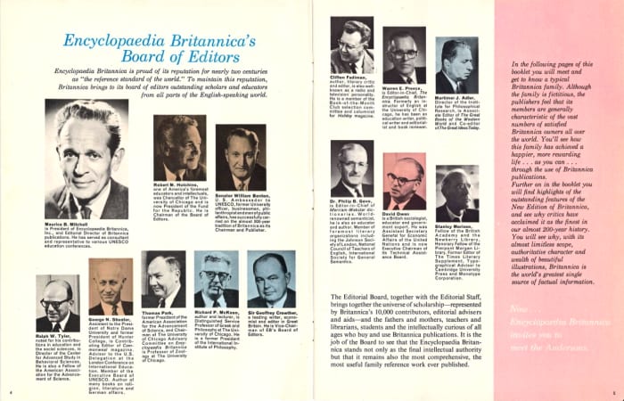 The Editiorial Board, together with the Editorial Staff, brings together the universe of scholarship - represented by Britannica's 10,000 contributors, editorial advisers and aids.