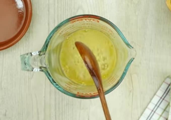 Step 1: Crack 3 eggs in a bowl, add 1 tablespoon water, some salt and pepper in it. Mix it well and set aside.