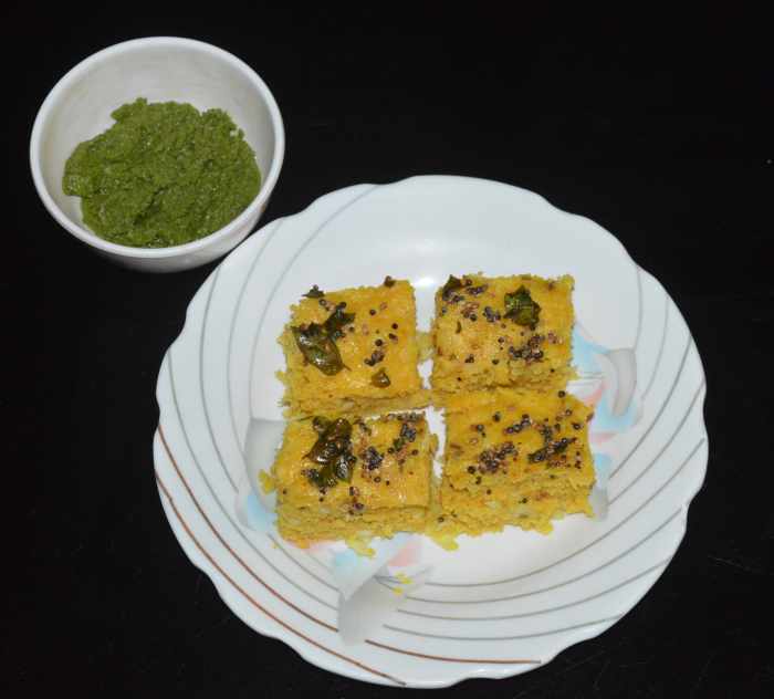 Cabbage Dhokla
