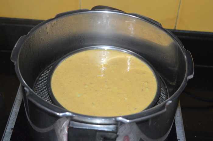 Place it inside a heated steamer or cooker. Keep the heat at medium-high. Cook for 10 minutes. 