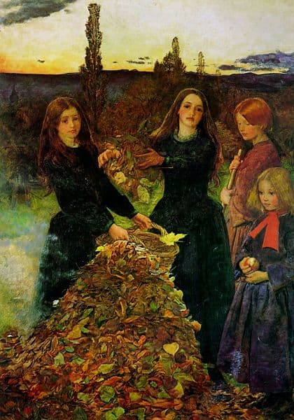Autumn Leaves painting by John Everett Millais