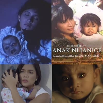 Famous Tiyanak in Filipino movies: Tiyanak 1988, followed by a parody comedy titled Anak ni Janice in 1991(child of Janice (de Belen)-the same actress playing in the original), and the subsequent reboot Tiyanak 2014 that starred Judy Ann Santos