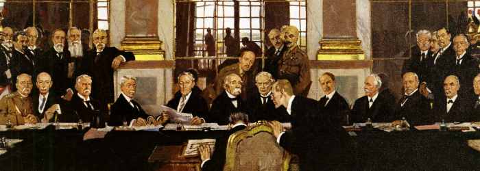 The Treaty of Versailles and the League of Nations it created would be both the centerpiece and the symbol of the times; built with great hopes, then sliding into despair and leading to the inevitability of another war