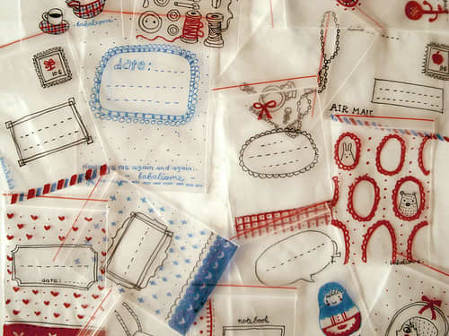 Decorate a plastic bag to create cute storage bags, fun holiday bags or just for a cute lunch bag. Create custom goodie bags !