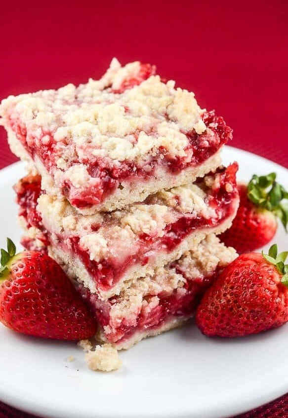 Strawberry Crumb Bars