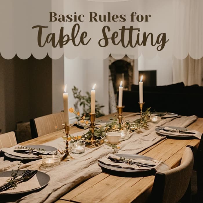 How to Set a Dining Table - Dengarden