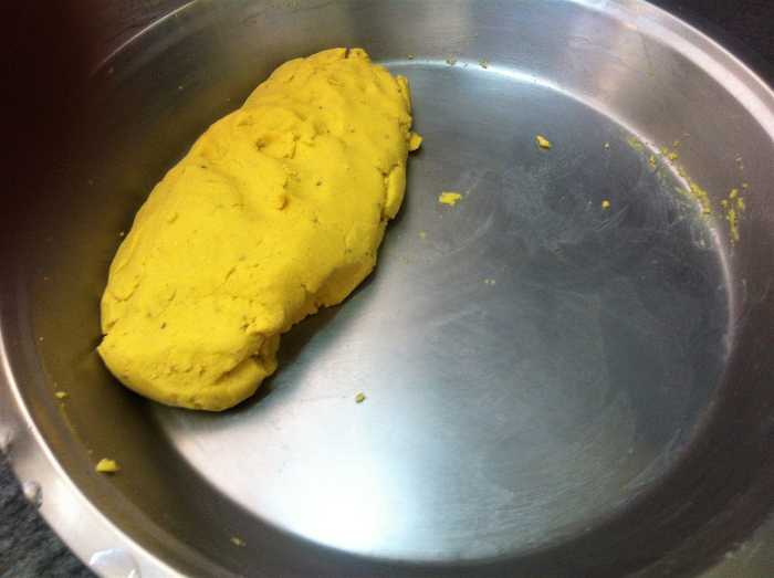 Maize flour dough