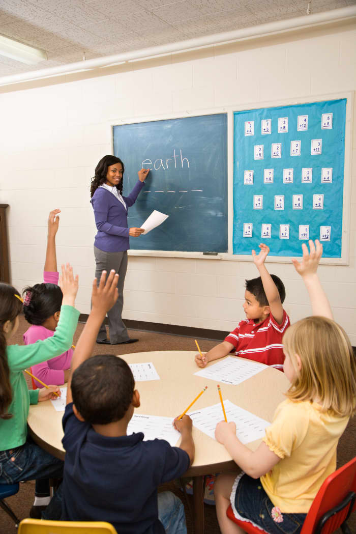 In Direct Teaching, the teacher is always at the forefront of the classroom and is in a position to observe the entire environment.