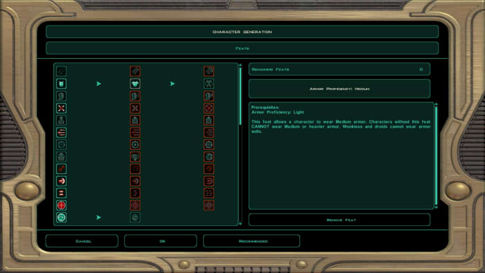 Though it will restrict the use of your force powers, get those armor feats!