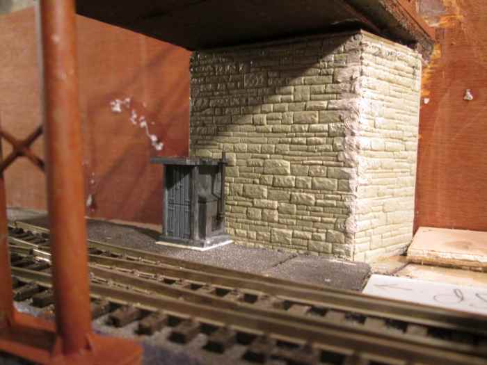 Fogman's hut. The signalman at Ainthorpe Junction cabin will need to call the running department for a fogman to attend when needed. He's got his own heater within (note chimney) on cold winter days