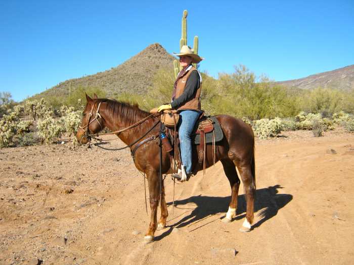 Here's an otherwise suitable photo ruined by the cactus sprouting from my hat.