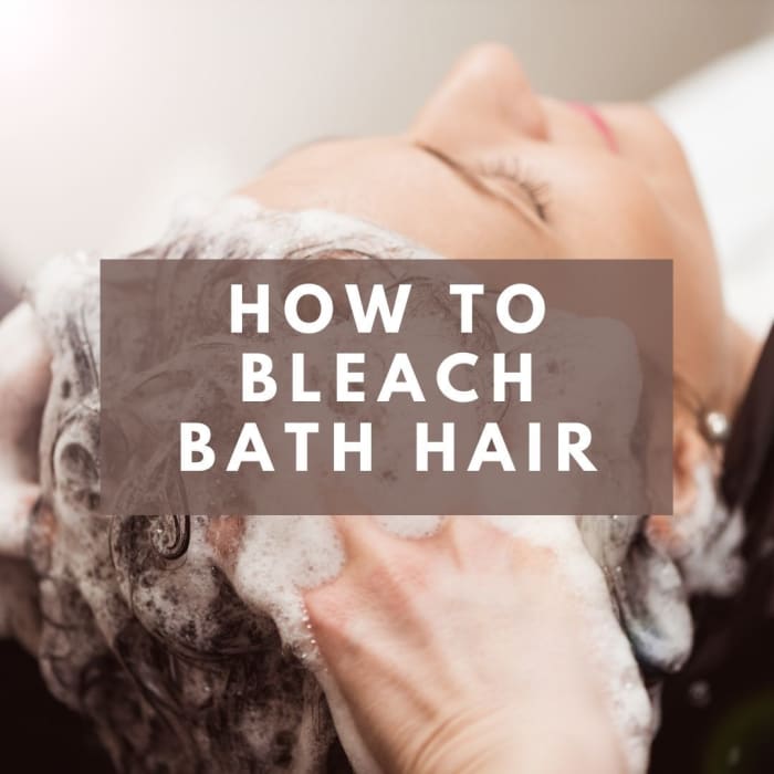 hair bleach bath