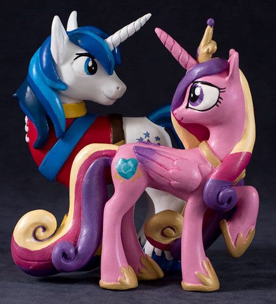 My Little Pony characters Shining Armor and Princess Cadence are the show's representations of prevailing love.