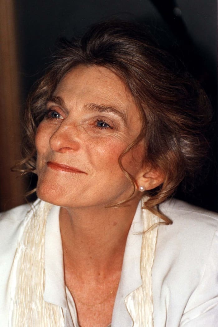Judy Collins signing books in Washington D.C. in 1995.