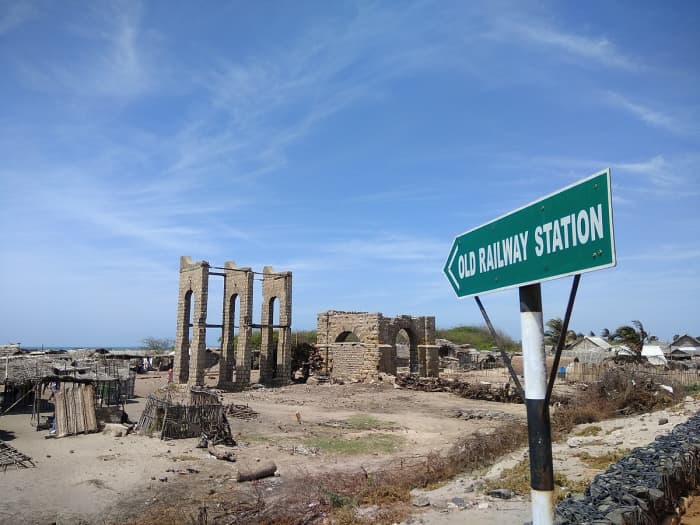 Dhanushkodi was destroyed by a cyclone that took place in 1964. It destroyed everything, and what remains now is a sandy shoreline with ruins dating back to a bygone era