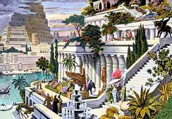 The Hanging Gardens of Babylon are described as including terraces of plantings, and may have provided one of the early examples of roof gardens.
