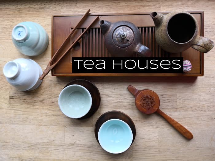 Tea houses around East Asia have different styles, different teas, and different etiquette. There isn't a one-size-fits-all aesthetic.