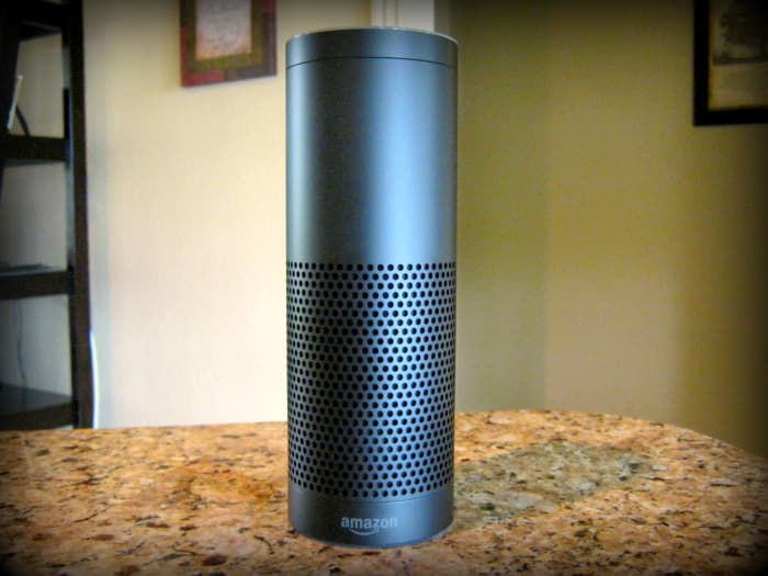 Meet my new Amazon Echo. Her name (or wake word) is Alexa. Let's discuss her pros and cons in this review.