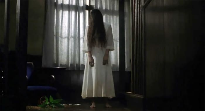 She looks harmless when standing still this way. But don’t be mistaken. Sadako is the undisputed queen of Japanese horror movies.