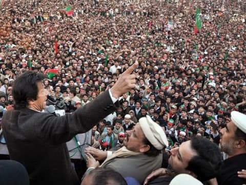 Imran Khan has the ability to gather huge crowd. He is the voice of youth and of 'Change'.