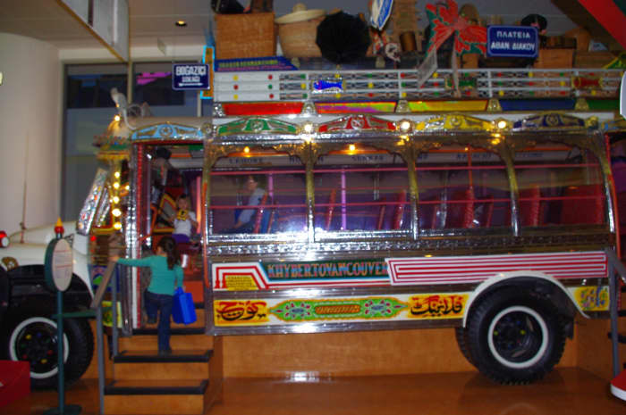 Pakistani bus and truck art, such as the one on this mini-bus exhibited at the Museum of Civilization in Ottawa, is getting attention all over the world.