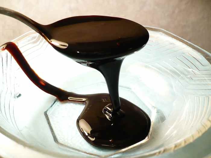 Dark and rich blackstrap molasses
