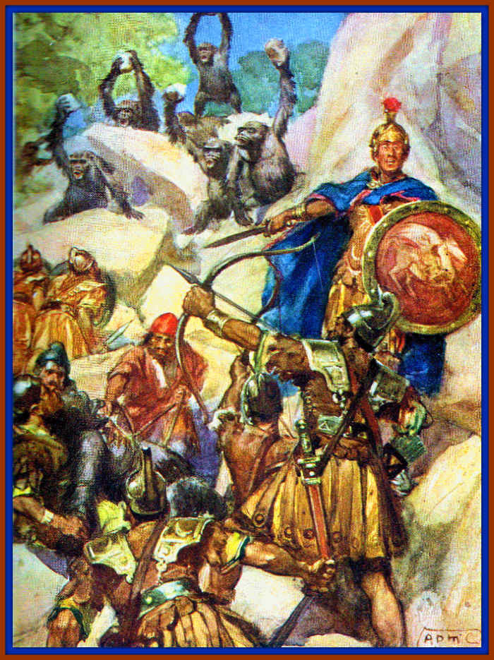 History tells us that Hanno took an armada of Carthaginian ships with thirty thousand colonist to plant new settlements along the Africa coast along his path of discovery.