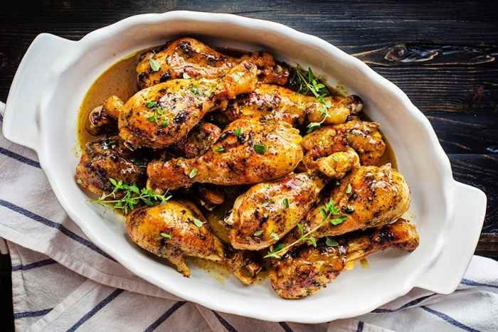 Roasted Limoncello Drumsticks