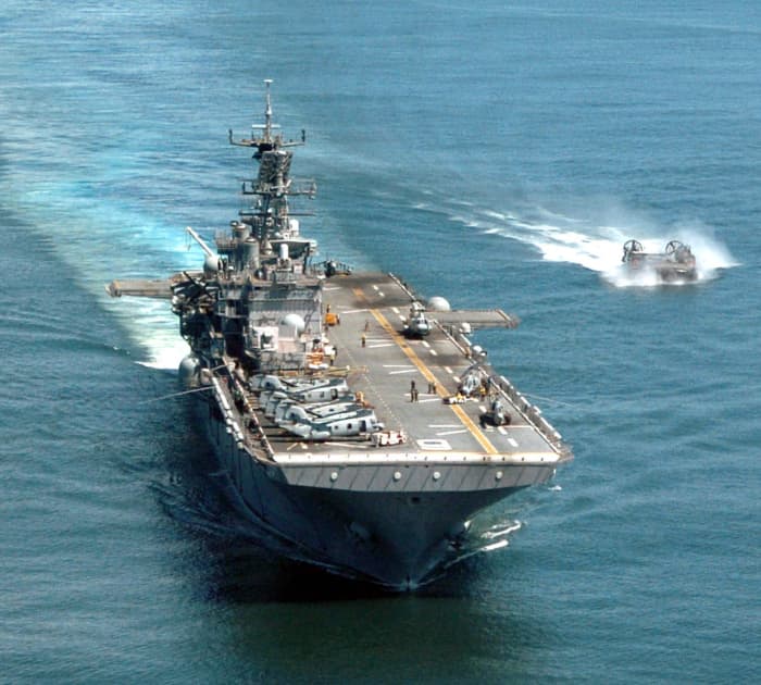 USS Bonhomme Richard (LHD-6)("Revolutionary Gator") A Wasp-class Amphibious Assault ship. Current homeport in San Diego, California. Commissioned: August 15, 1998