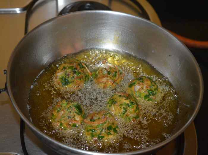 Turn them occasionally to ensure uniform frying on all sides.