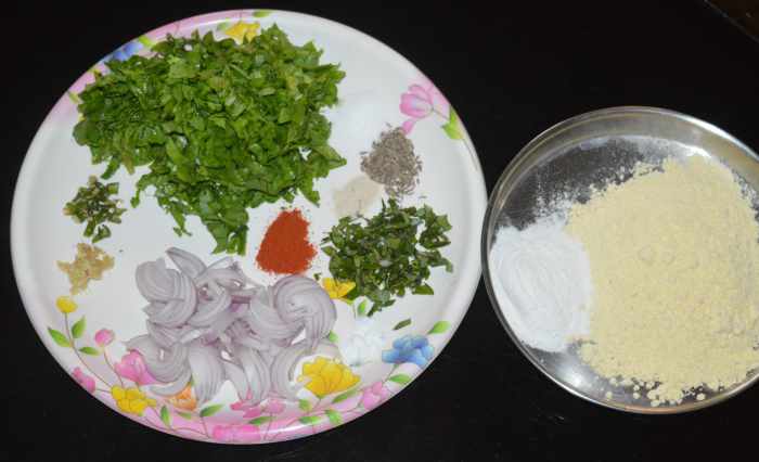 Step one: Keep the ingredients ready