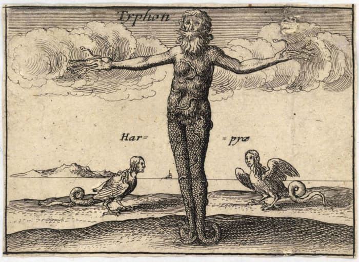 Typhon is literally the big daddy of the most frightening Greek mythological monsters. Considered the deadliest monster in Greek mythology too.