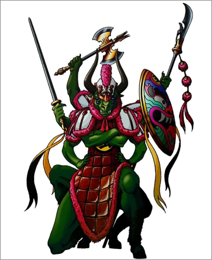 Depiction of Chiyou in the Japanese game series, Shin Megami Tensei. Looking at him, do you feel he is worthy of the epithet, the deadliest monster in Chinese mythology?