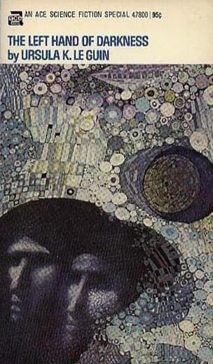 Original cover design: The Left Hand of Darkness by Ursula Le Guin